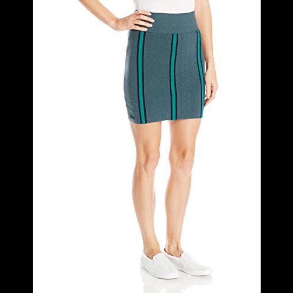 Lacoste striped wool/cotton mini skirt M